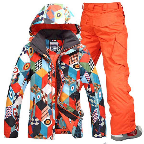 gsou snow men ski suit pants + jackets/set winter sports snowboard men's skiing sets waterproof windproof
gsou snow men ski suit pants + jackets/set winter sports snowboard men's skiing sets waterproof windproof