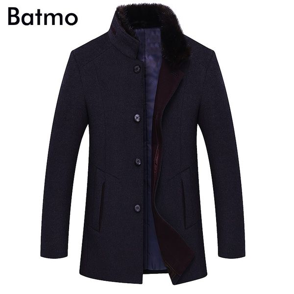 batmo 2019 new arrival winter wool trench coat men,men's gray wool jackets ,plus-size m-6xl,1658, Black
batmo 2019 new arrival winter wool trench coat men,men's gray wool jackets ,plus-size m-6xl,1658, Black