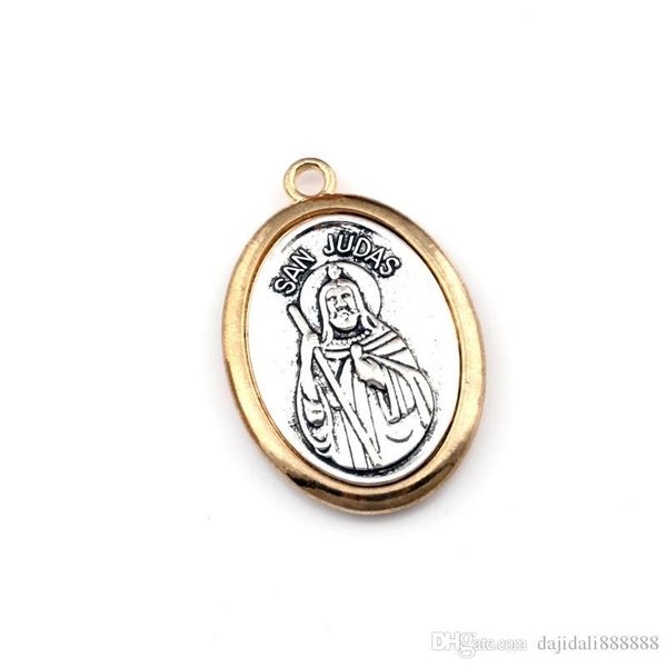 10шт 30x44.8mm двухцветный san judas tadeo ruega por nosotros шарм подвески религия ювелирные изделия diy fit подвески ожерелье рождественск, Bronze;silver
10шт 30x44.8mm двухцветный san judas tadeo ruega por nosotros шарм подвески религия ювелирные изделия diy fit подвески ожерелье рождественск, Bronze;silver
