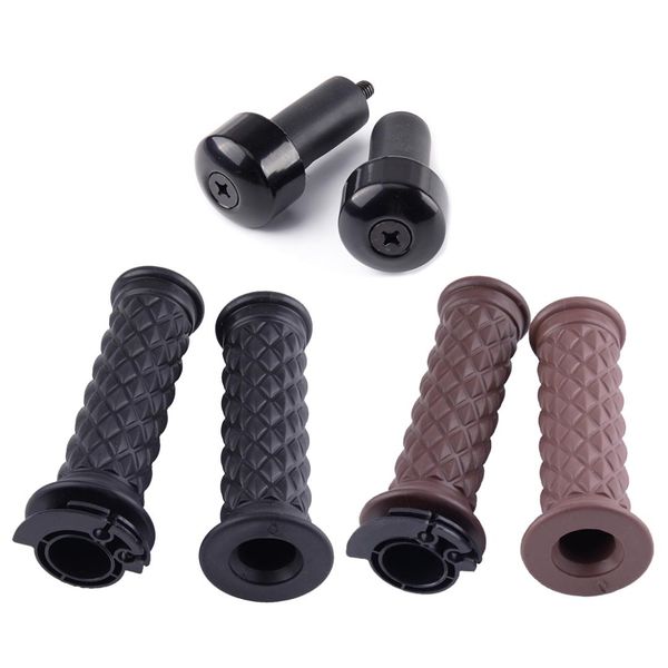 citall 1 pair 7/8" 22mm motorcycle handlebar grip bar+end plugs caps fit for cafe racer bobber clubman
citall 1 pair 7/8" 22mm motorcycle handlebar grip bar+end plugs caps fit for cafe racer bobber clubman