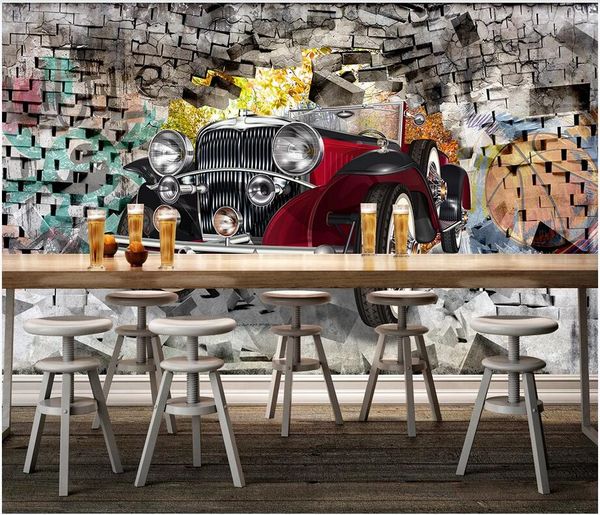 custom p 3d wallpaper nostalgic classic car through the wall bar restaurant 3d stereo background p wallpaper wall papers home decor
custom p 3d wallpaper nostalgic classic car through the wall bar restaurant 3d stereo background p wallpaper wall papers home decor