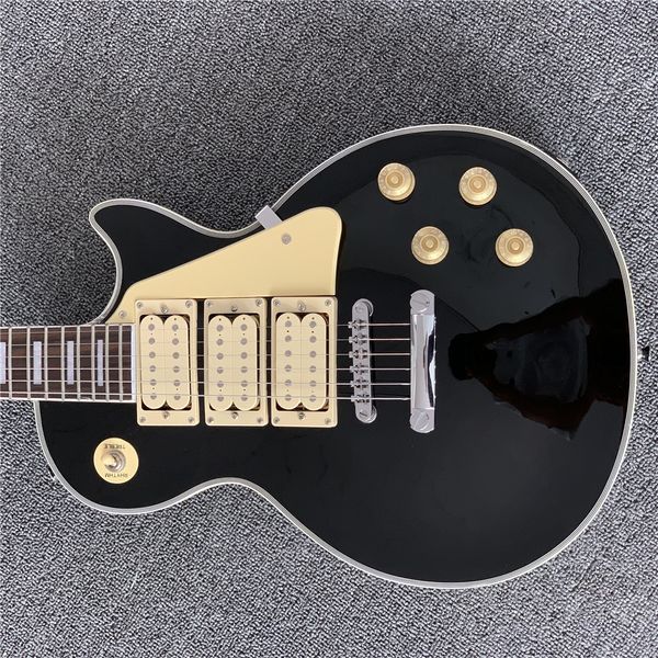 oem 6 string electric guitar, 3 pickup guitars, black electric guitar, red edge binding, delivery guitarra
oem 6 string electric guitar, 3 pickup guitars, black electric guitar, red edge binding, delivery guitarra