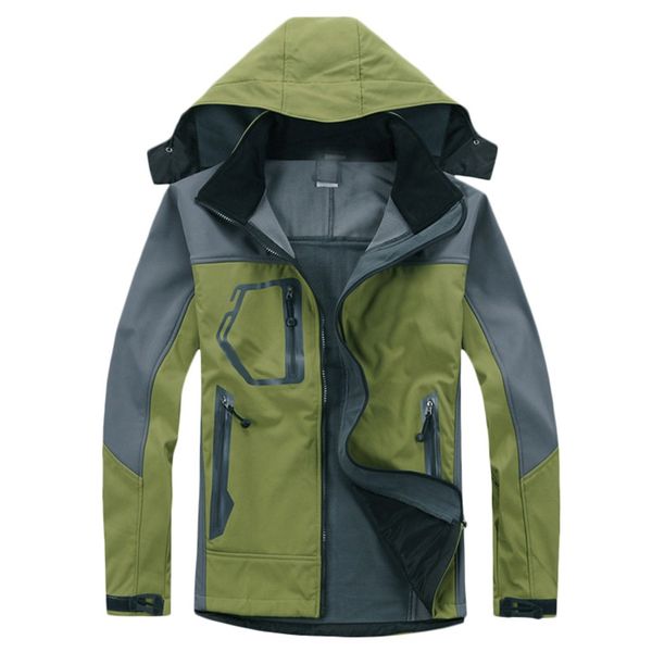 hiking jacket winter coat men hooded softshell windproof waterproof soft coat shell jacket mens outwear, Blue;black
hiking jacket winter coat men hooded softshell windproof waterproof soft coat shell jacket mens outwear, Blue;black