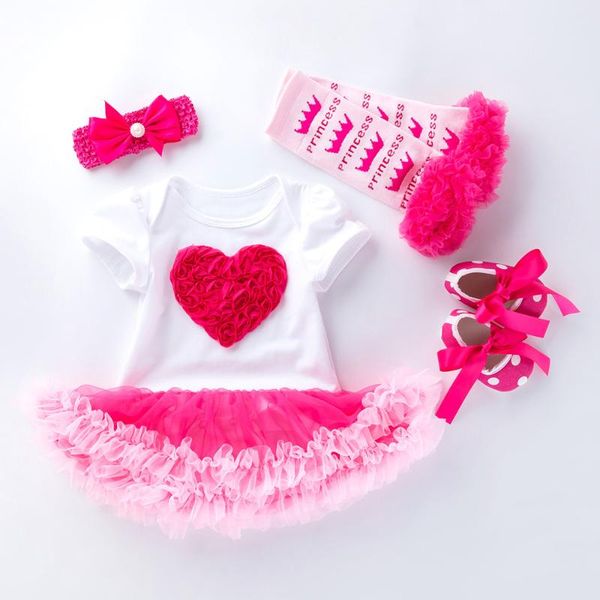 newborn baby girls birthday set 4 pcs sets cotton short bodysuit dress+headband+shoes+socks birthday outfits infant 1st party, White
newborn baby girls birthday set 4 pcs sets cotton short bodysuit dress+headband+shoes+socks birthday outfits infant 1st party, White