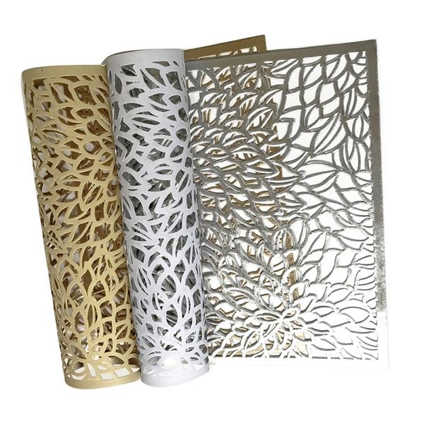 pp rectangular leavese pattern placemat flower shape western table mat kitchen gold stamping geometric restaurant placemat
pp rectangular leavese pattern placemat flower shape western table mat kitchen gold stamping geometric restaurant placemat