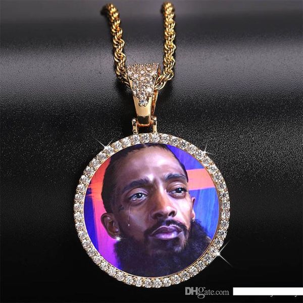 customized ps necklaces jewelry fashion 18k gold plated circle memory pendant necklace bling zircon paved hip hop necklaces ln129, Silver
customized ps necklaces jewelry fashion 18k gold plated circle memory pendant necklace bling zircon paved hip hop necklaces ln129, Silver