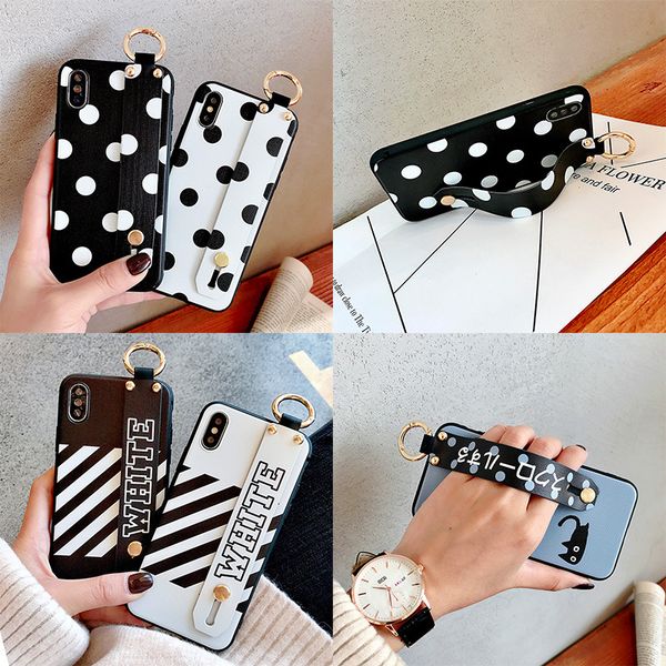 brand letter wristband white twill phone case for iphone 6 6s 7 8 plus x xs max xr cases luxury stripe keychain tpu cover
brand letter wristband white twill phone case for iphone 6 6s 7 8 plus x xs max xr cases luxury stripe keychain tpu cover