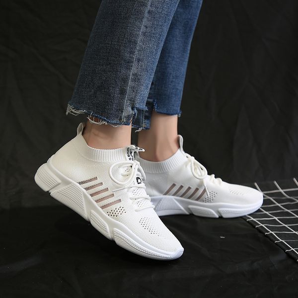 breathable mesh flying woven women's shoes, light and comfortable walking shoes. code number 35-40
breathable mesh flying woven women's shoes, light and comfortable walking shoes. code number 35-40