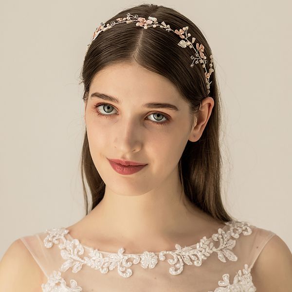 declicate bridal hair vine accessories floral leaf wedding headband tiara bridesmaid jewelry handmade women hair piece, Golden;white
declicate bridal hair vine accessories floral leaf wedding headband tiara bridesmaid jewelry handmade women hair piece, Golden;white