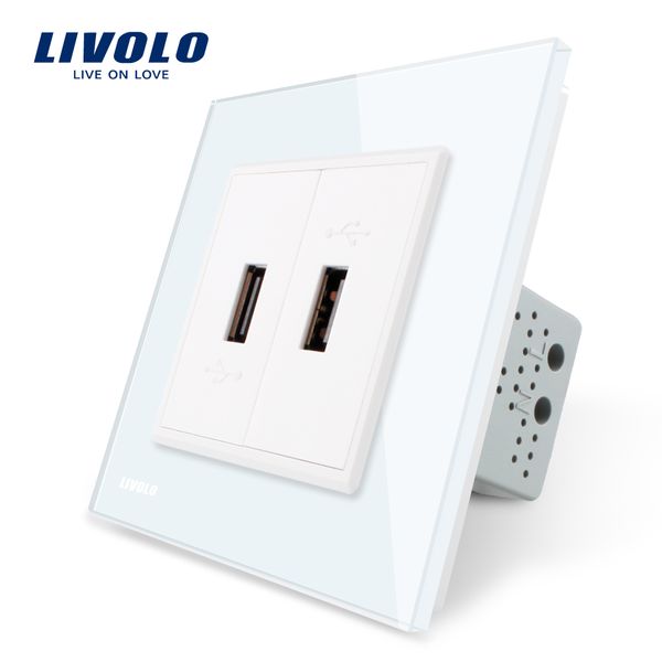 livolo eu standard white luxury закаленное стекло, хрусталь панель, два gang usb разъем socket / розетка, 4colors
livolo eu standard white luxury закаленное стекло, хрусталь панель, два gang usb разъем socket / розетка, 4colors