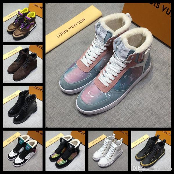 18ff men vulcanized shoes slip-on high walking sneakers comfortable lace-up casual shoes designers pu leather footwear tenis masculino, Black
18ff men vulcanized shoes slip-on high walking sneakers comfortable lace-up casual shoes designers pu leather footwear tenis masculino, Black