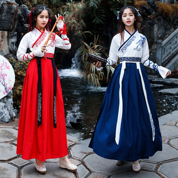 2020 summer women hanfu performance costume fairy ancient princess classical hanfu chinese folk dance traditional costume dl3769, Black;red
2020 summer women hanfu performance costume fairy ancient princess classical hanfu chinese folk dance traditional costume dl3769, Black;red