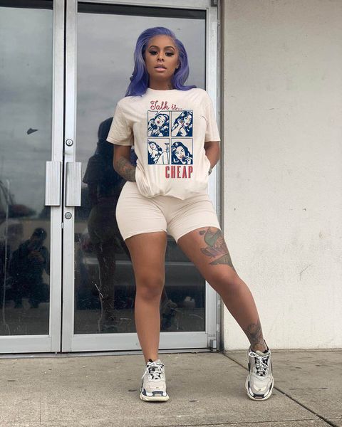 Women Cartoon Printed 2pcs Suits Summer Crew Neck Clothing Summer Sexy Casual Street Tracksuits
Women Cartoon Printed 2pcs Suits Summer Crew Neck Clothing Summer Sexy Casual Street Tracksuits