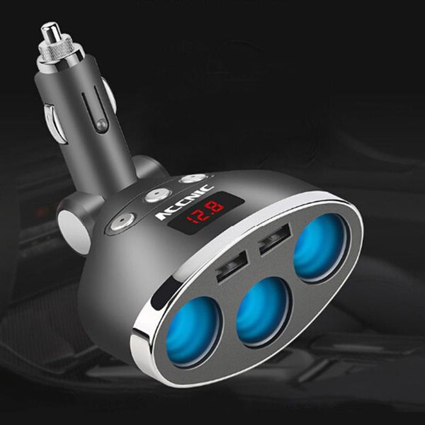 dc 12/24v car cigarette lighter socket splitter hub dual usb car charger power adapter on/off switch display fast charging
dc 12/24v car cigarette lighter socket splitter hub dual usb car charger power adapter on/off switch display fast charging