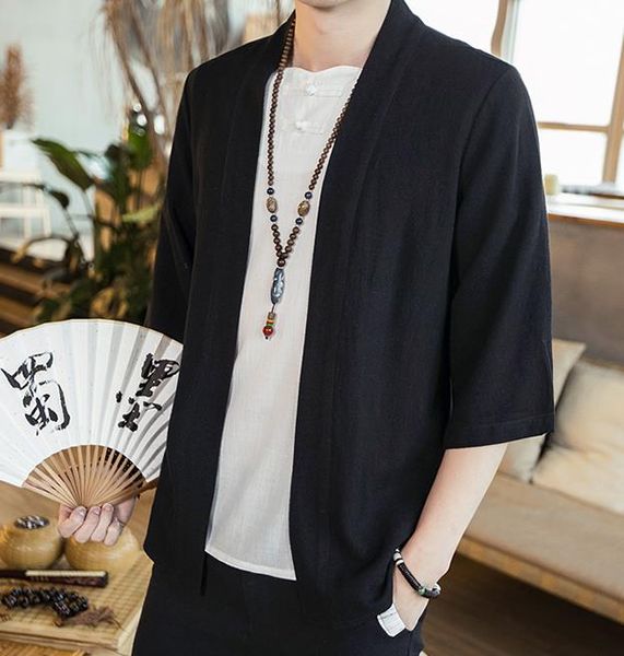 men's coat summer cotton linen kimono shirt men vintage loose plus size 5xl v-neck cardigan casual traditional chinese kimono hip hop, Black;brown
men's coat summer cotton linen kimono shirt men vintage loose plus size 5xl v-neck cardigan casual traditional chinese kimono hip hop, Black;brown