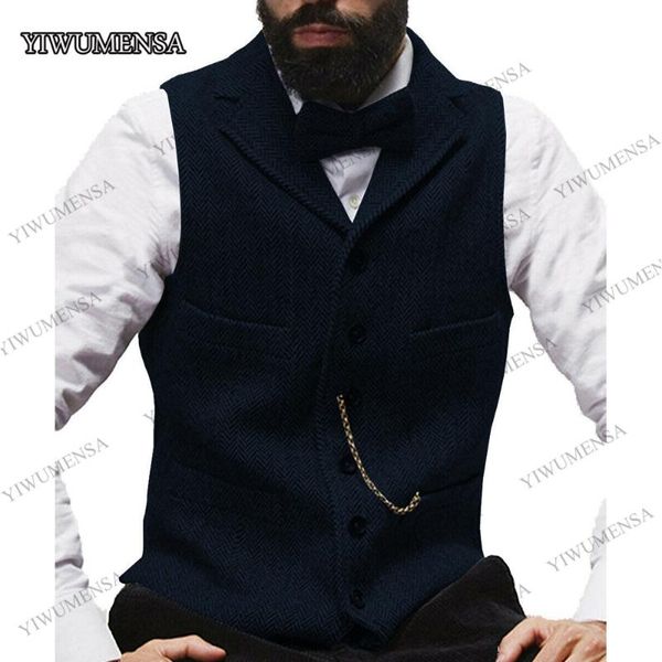 men's vests silm fit mens tweed waistcoat notch lapel vintage vest herringbone wool business 2021, Black;white
men's vests silm fit mens tweed waistcoat notch lapel vintage vest herringbone wool business 2021, Black;white