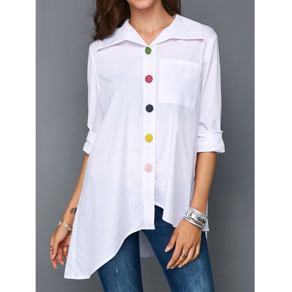 plus size women's white shirt colorful botton anomalistic women's blouse long sleeve summer tunic fashion woman blouses 2019
plus size women's white shirt colorful botton anomalistic women's blouse long sleeve summer tunic fashion woman blouses 2019