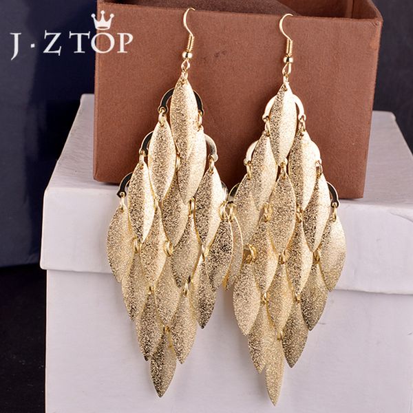 jzluxury multi layer frosted leaf tassel dangle earrings woman retro sequin gold/silver color long drop earring punk jewelry
jzluxury multi layer frosted leaf tassel dangle earrings woman retro sequin gold/silver color long drop earring punk jewelry