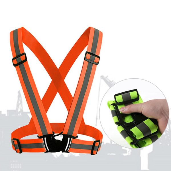 adjustable safety security high visibility reflective vest gear stripes jacket outdoor night running cycling jogging, Black
adjustable safety security high visibility reflective vest gear stripes jacket outdoor night running cycling jogging, Black