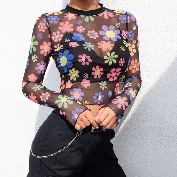 women designer tshirts women linen black mesh women printed long sleeve crop see though transparent shirt femme patry club, White
women designer tshirts women linen black mesh women printed long sleeve crop see though transparent shirt femme patry club, White