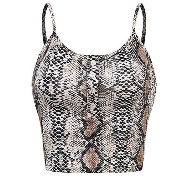 2019 snake skin print sleeveless for women fitness tight bustier strappy skinny shirt girl vest tank #40, White
2019 snake skin print sleeveless for women fitness tight bustier strappy skinny shirt girl vest tank #40, White