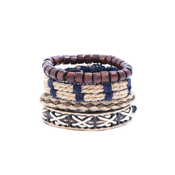 braided bracelet vintage multi-layer leather bracelet jewelry gift fashion 0718, Black
braided bracelet vintage multi-layer leather bracelet jewelry gift fashion 0718, Black