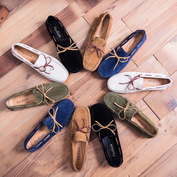 men's driving shoes 2019 spring and autumn suede comfortable flat simple lightweight outdoor loafers large size men's shoes 47, Black
men's driving shoes 2019 spring and autumn suede comfortable flat simple lightweight outdoor loafers large size men's shoes 47, Black