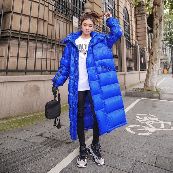 women's down & parkas 2021 winter jacket woman long cotton coat large size hooded thicken warm outerwear glossy parka female overcoat, Black
women's down & parkas 2021 winter jacket woman long cotton coat large size hooded thicken warm outerwear glossy parka female overcoat, Black