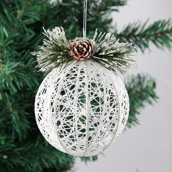 christmas ball pendant with artificial pine pine cone xmas ornaments holiday seasonal decor glittered iron wire woven 
christmas ball pendant with artificial pine pine cone xmas ornaments holiday seasonal decor glittered iron wire woven