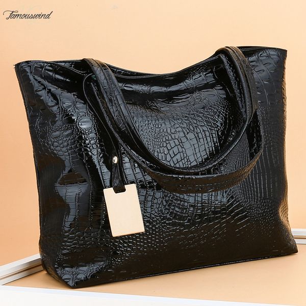 women shoulder leather bag fashion handbag embossing leather ladies shoulder bag large tote purse women handbag