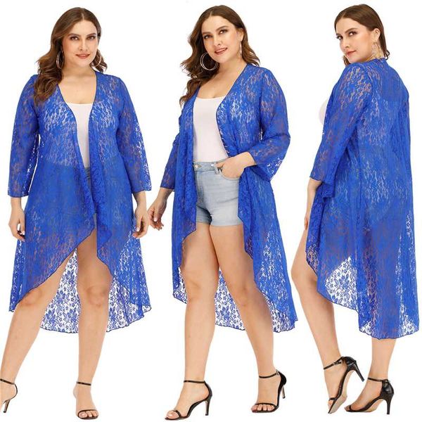 sarongs beach cloak women mesh long sleeve summer bikinis cover up fashion bathing suits female dresses lace, Blue;gray
sarongs beach cloak women mesh long sleeve summer bikinis cover up fashion bathing suits female dresses lace, Blue;gray