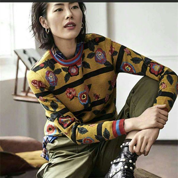 fashion 2019 new spring designer o-neck long sleeves short women sweaters floral pattern pull femme pullovers clothing size s-l, White;black
fashion 2019 new spring designer o-neck long sleeves short women sweaters floral pattern pull femme pullovers clothing size s-l, White;black