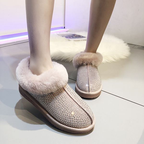 2019 new winter women boots plus plush keep warm crystal snow boots comfortable non-slip australia emu, Black
2019 new winter women boots plus plush keep warm crystal snow boots comfortable non-slip australia emu, Black