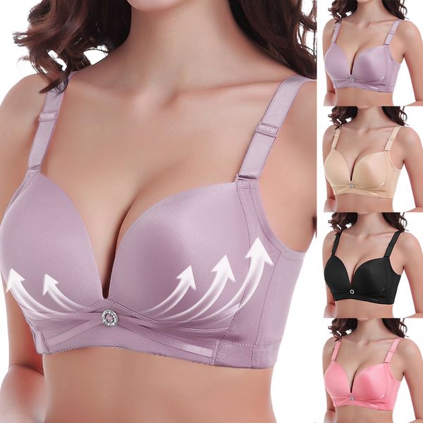 deep u cup bras women push up lingerie seamless sports bra comfort lightly lined wireless plunge triangle bra racerback, White;black
deep u cup bras women push up lingerie seamless sports bra comfort lightly lined wireless plunge triangle bra racerback, White;black