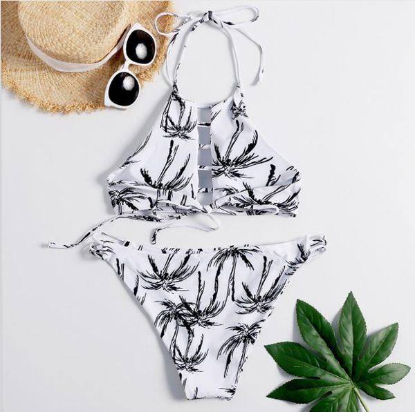 bikini european and american separate printed swimwear leaf bikini
bikini european and american separate printed swimwear leaf bikini