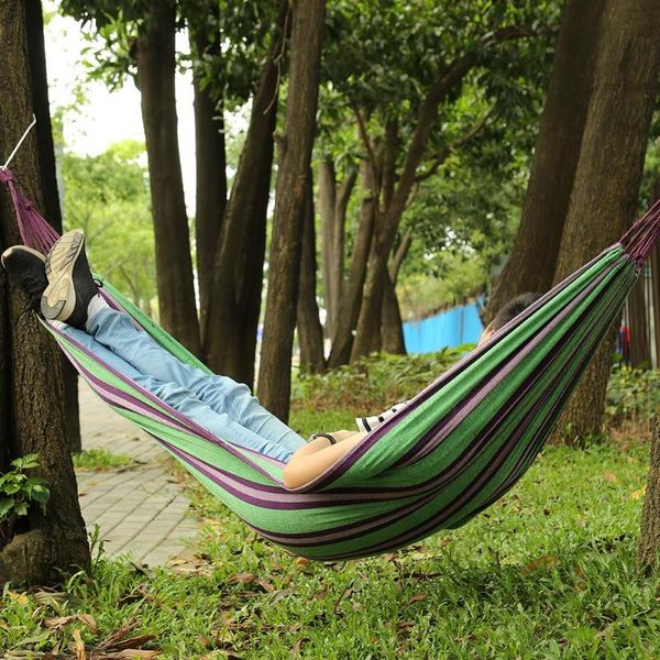outdoor hammock lightweight portable 1 person strong durable picnic garden sports home travel camping swing hang bed
outdoor hammock lightweight portable 1 person strong durable picnic garden sports home travel camping swing hang bed