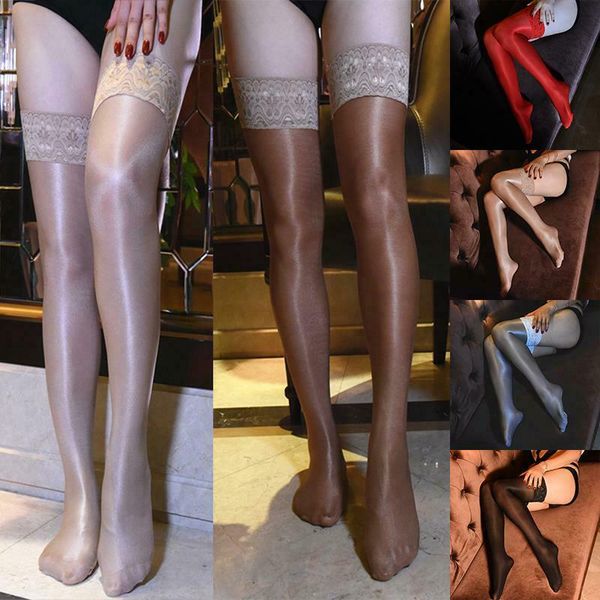 70d ultra oil shiny glossy nylon stockings women elastic high stockings lace silicone stay up thigh-highs hosiery pantyhose, Black;white
70d ultra oil shiny glossy nylon stockings women elastic high stockings lace silicone stay up thigh-highs hosiery pantyhose, Black;white
