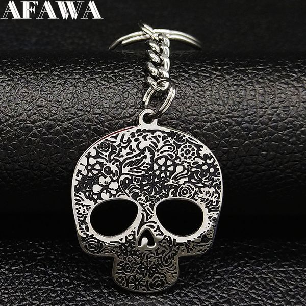 2019 fashion gothic skull stainless steel key chain car for men silver black color keychain jewelry llavero hombre k77593b
2019 fashion gothic skull stainless steel key chain car for men silver black color keychain jewelry llavero hombre k77593b