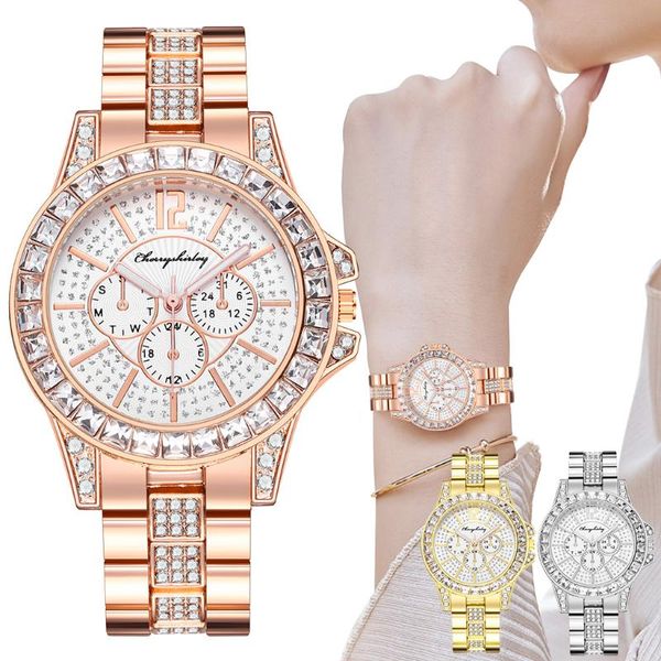 women watch fashion steel rhinestone rose gold quartz watches women diamond crystal ladies wristwatches gifts clock, Slivery;brown
women watch fashion steel rhinestone rose gold quartz watches women diamond crystal ladies wristwatches gifts clock, Slivery;brown