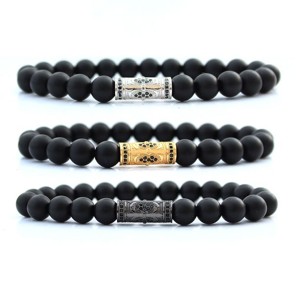 natural stone beads tube shape bracelet bracelets for men women pulseiras masculina handmade beaded mens accessories armbanden, Black
natural stone beads tube shape bracelet bracelets for men women pulseiras masculina handmade beaded mens accessories armbanden, Black