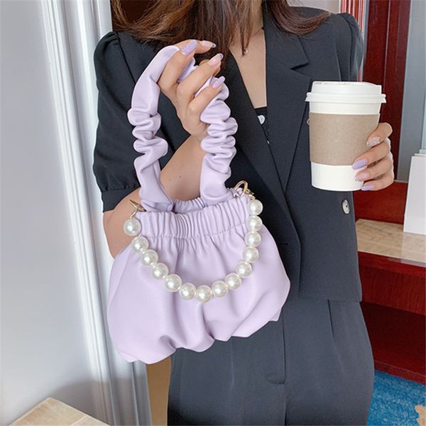 original design bag for women 2020 new fashion pearl handbag popular joker shoulder slung pleated bag travel
original design bag for women 2020 new fashion pearl handbag popular joker shoulder slung pleated bag travel