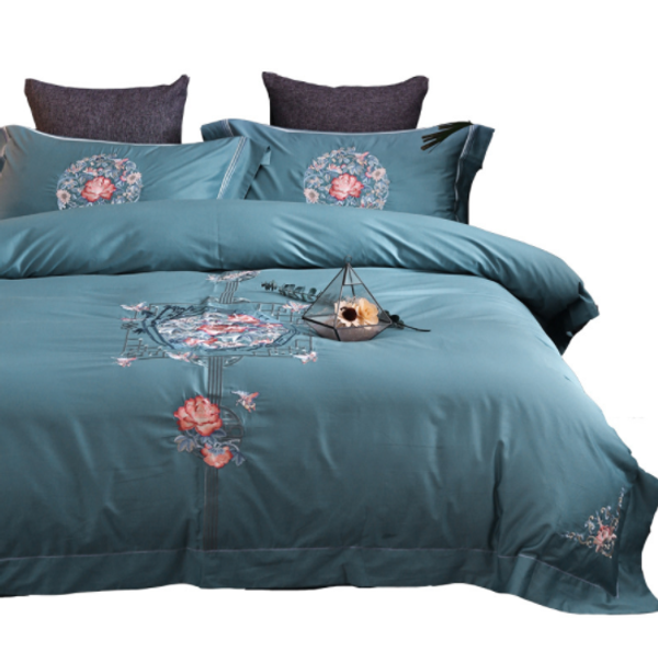 new product new chinese 100-piece cotton four-piece set chinese style traditional embroidery bedding
new product new chinese 100-piece cotton four-piece set chinese style traditional embroidery bedding