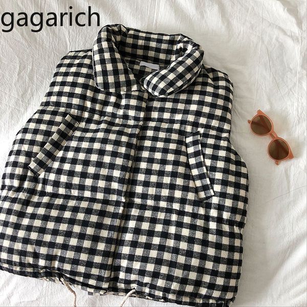 gagarich women vest 2019 winter new korean style ins loose single-row buckle plus thick collar plaid female coat vests, Black;white
gagarich women vest 2019 winter new korean style ins loose single-row buckle plus thick collar plaid female coat vests, Black;white