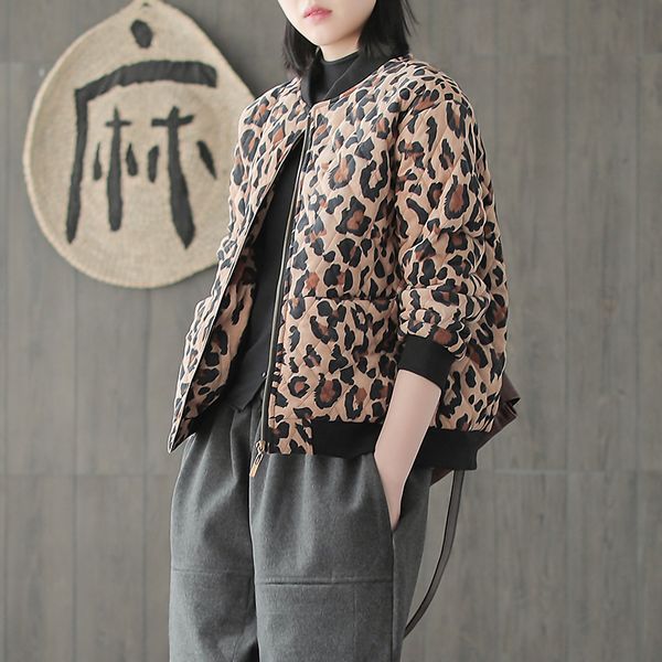 mumuzi 2019 winter new leopard warm baseball uniform loose short cotton coat casual spring cotton jacket female retro, Black
mumuzi 2019 winter new leopard warm baseball uniform loose short cotton coat casual spring cotton jacket female retro, Black