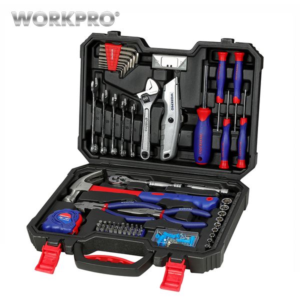 workpro 160pc tool set hand tools for daily use home tool set househould kits screwdriver wrench knife pliers
workpro 160pc tool set hand tools for daily use home tool set househould kits screwdriver wrench knife pliers