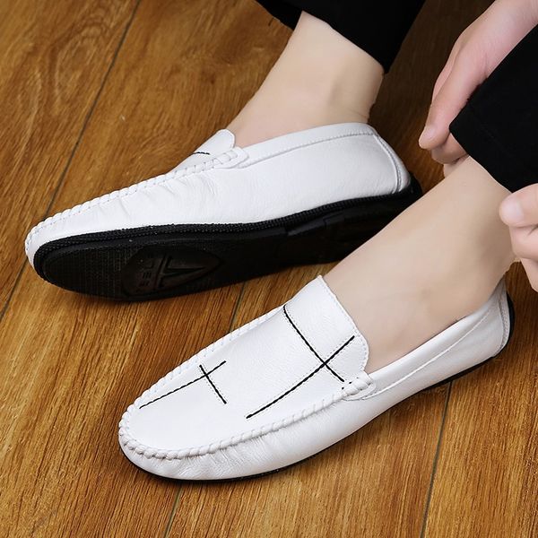 mens casual shoes hand sewing oxford loafers slip on men british style moccasins leather comfy soft driving male boat shoes i, Black
mens casual shoes hand sewing oxford loafers slip on men british style moccasins leather comfy soft driving male boat shoes i, Black