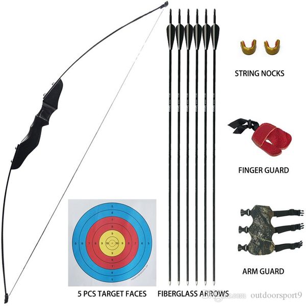 30 lb. archery recurve bow and arrow set for young beginner training practice wooden straight bow longbow kit
30 lb. archery recurve bow and arrow set for young beginner training practice wooden straight bow longbow kit