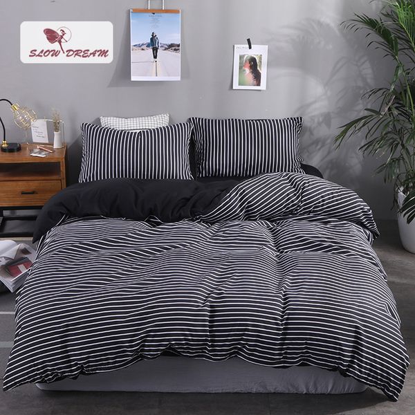 slowdream black striped geometry art bedding set bedspread pillowcase flat sheet bed linens mans duvet cover double set
slowdream black striped geometry art bedding set bedspread pillowcase flat sheet bed linens mans duvet cover double set
