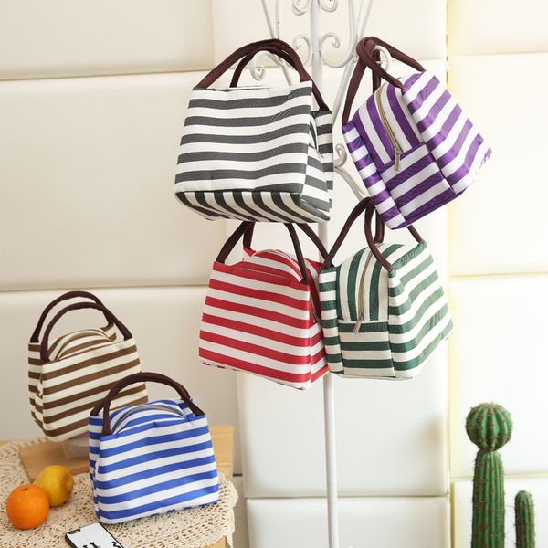 

waterproof lunch bags tote portable lunch box bag kitchen zipper storage bags for outdoor travel picnic thermal bag carry bags