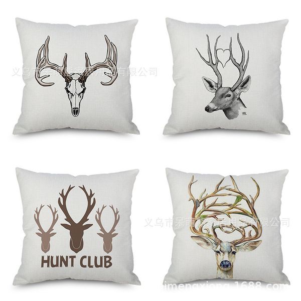 northern europe wind deer head flax pillow automobile sofa back cushion cushion bedside backrest pillow factory
northern europe wind deer head flax pillow automobile sofa back cushion cushion bedside backrest pillow factory